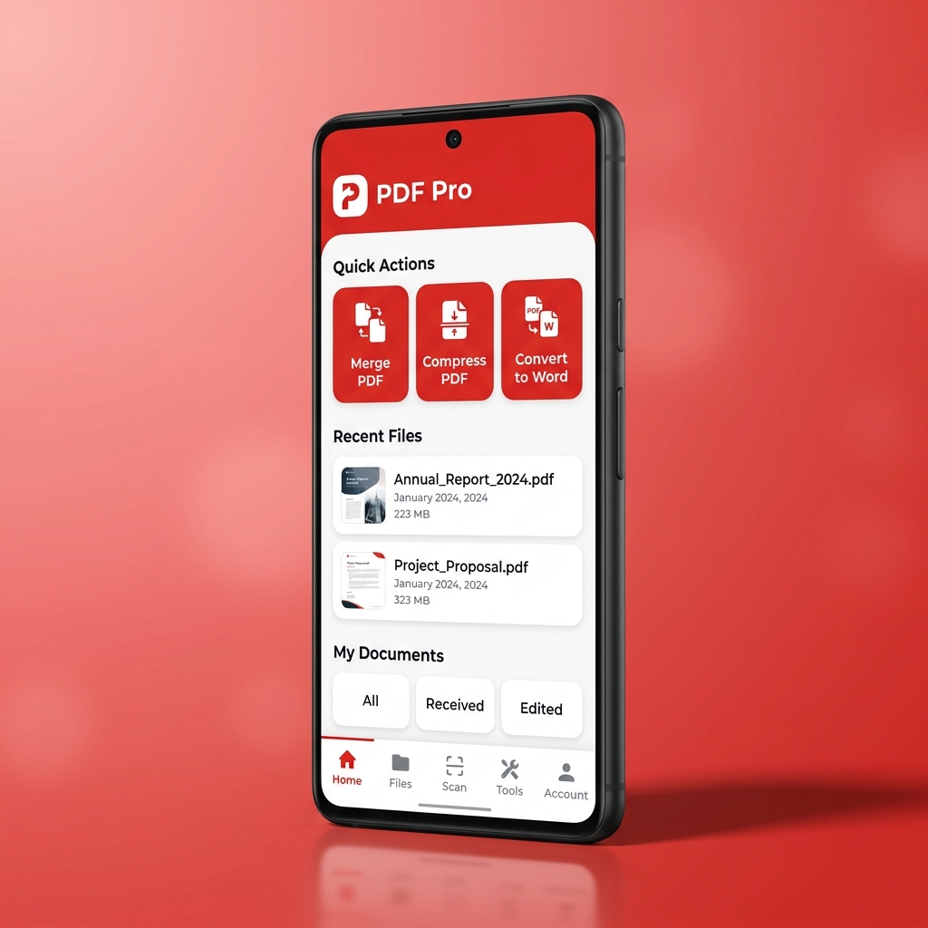 📄 أدوات ملفات PDF الذكية icon